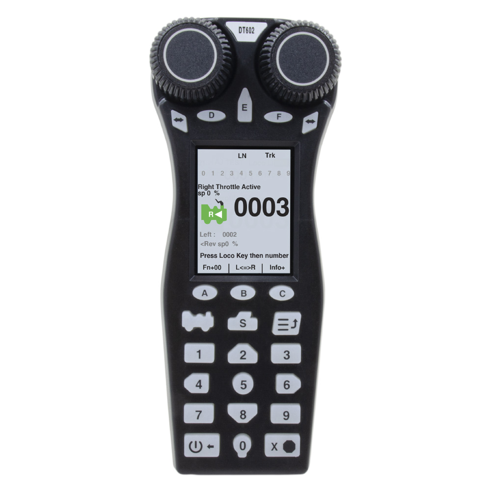DT602 LocoNet® Super Throttle