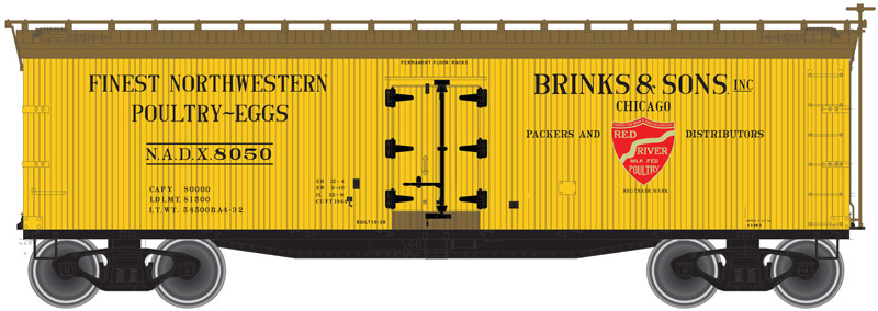 Brink’s and Sons 40' wood reefer #8052