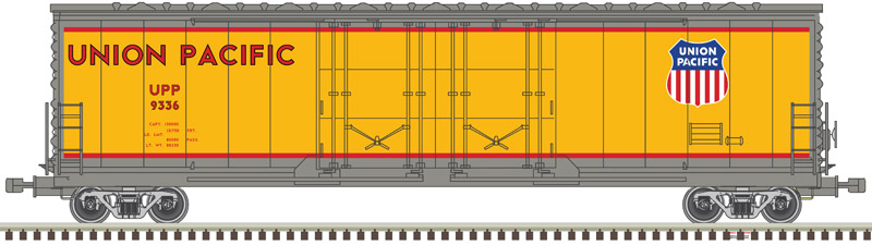 Union Pacific (tool car) 53' Evans double plug door boxcar #9336