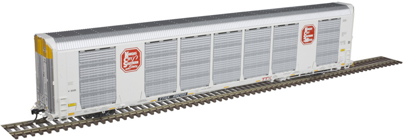 Kansas City Southern (white) Gunderson Multi-Max auto rack #697147