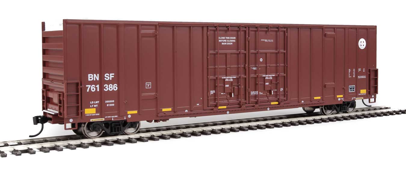 BNSF 60' High Cube Plate F Box Car #761386