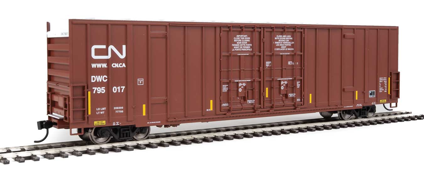 Canadian National 60' High Cube Plate F Box Car #795017