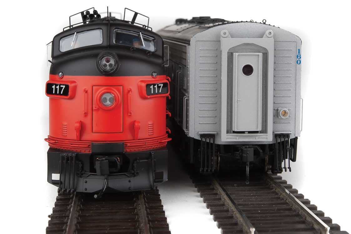 Amtrak EMD FP7 #117 & F7B #160 Equipped With LokSound 5