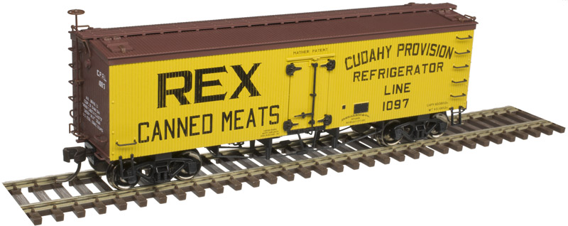 Rex Canned Meats (Cudahy) Road 36' Wood Reefer #1090
