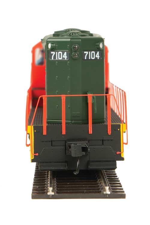 NdeM EMD GP9 High Hood Phase II Locomotive #7104