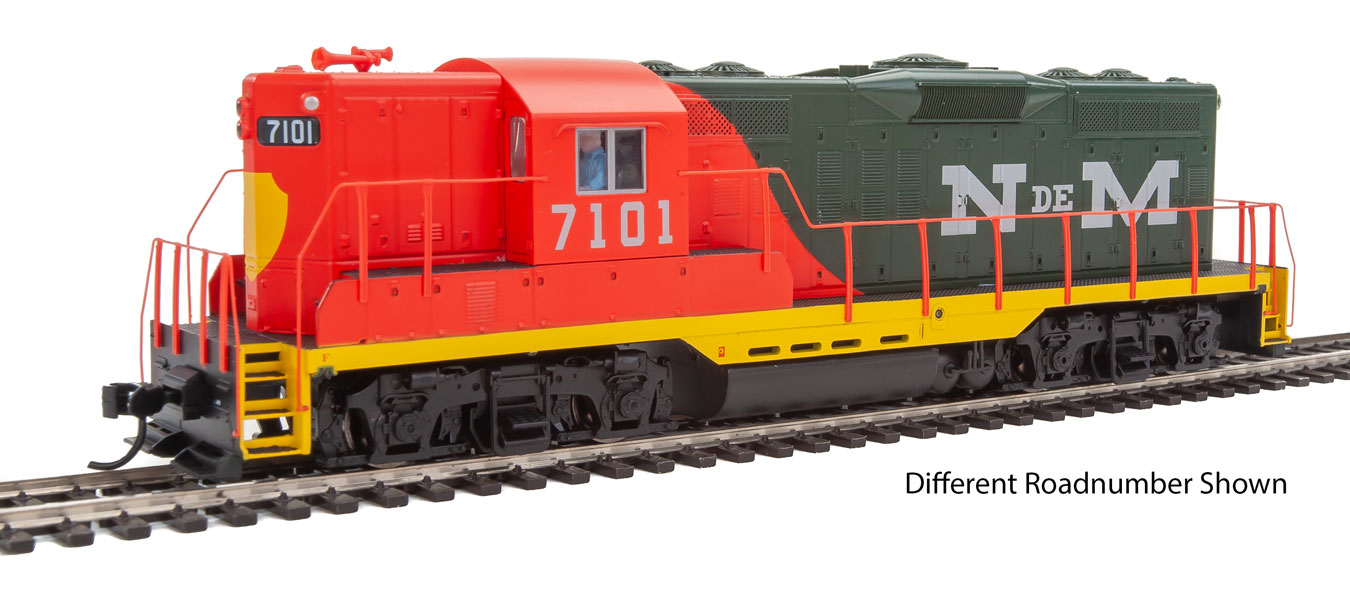 NdeM EMD GP9 High Hood Phase II Locomotive #7107