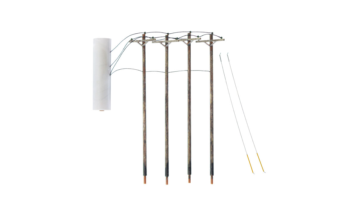 Single Crossbar Pre-Wired Poles