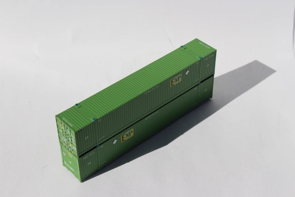 EMP (Green) 53' 8-55-8 Corrugated Side Container 2-Pack