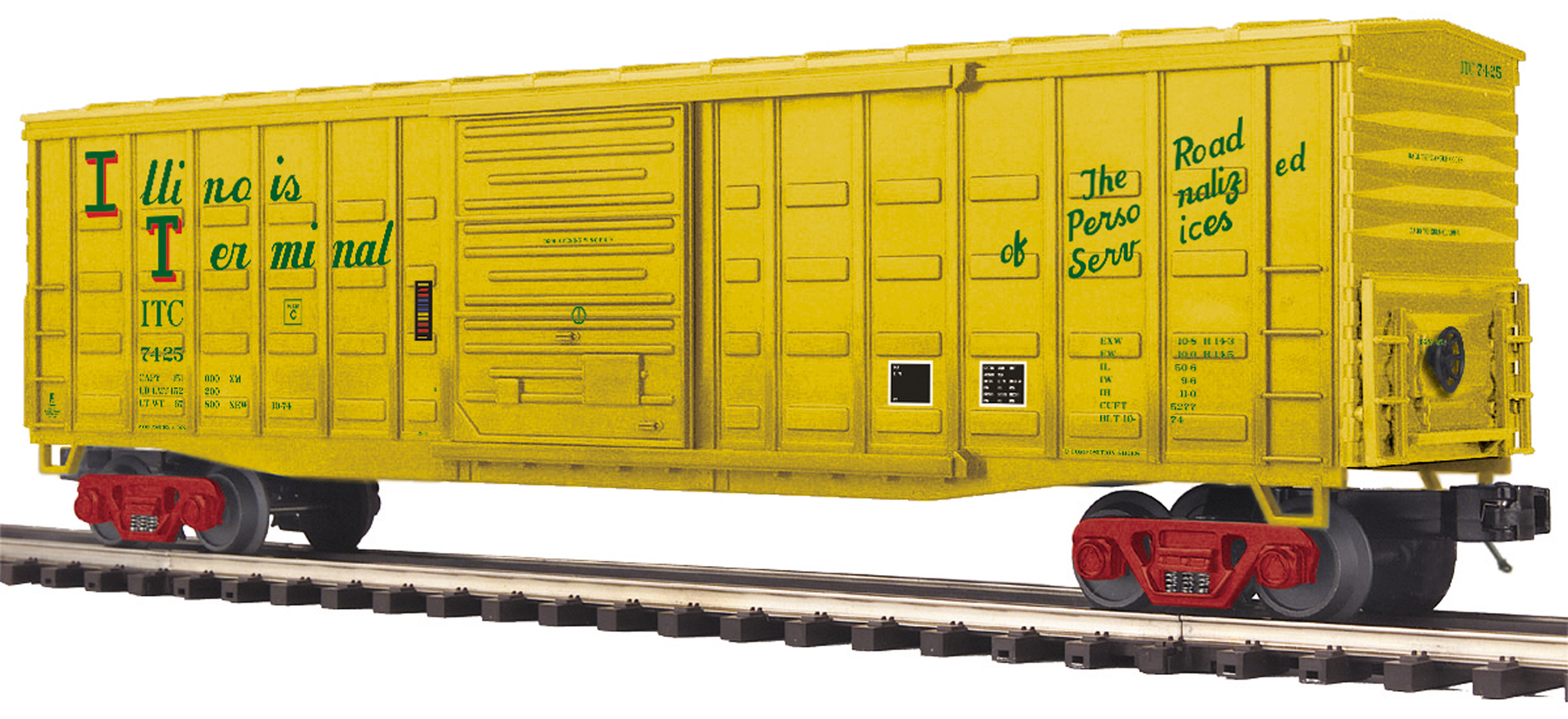 Illinois Terminal 50' waffle boxcar