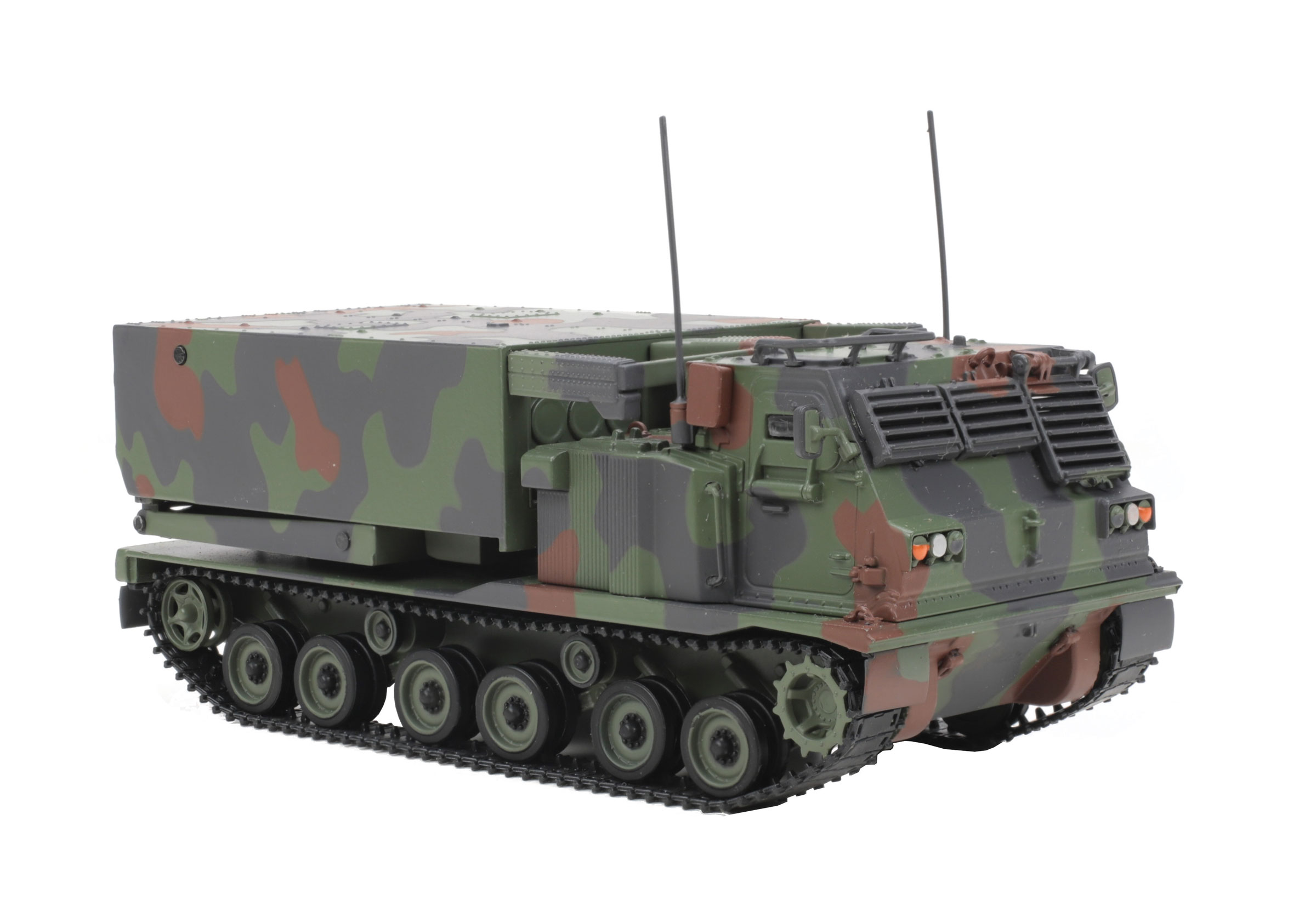 green M270 Rocket Launcher vehicle