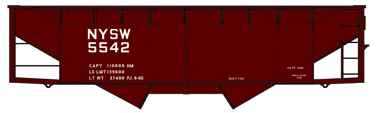 Susquehanna Offset Twin Hopper #5542