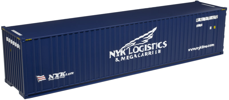 NYK Logistics & Megacarrier 40' corrugated container #5593320