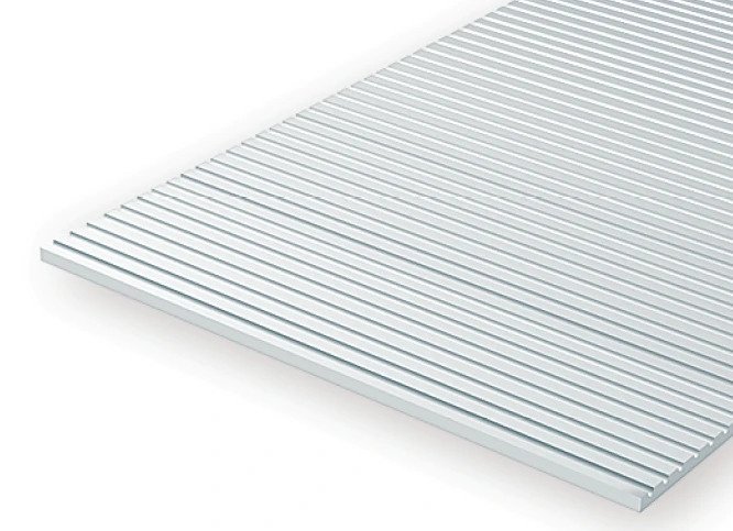 Car Siding O Scale 3-1/4" Spacing .020" Thick (0.5 mm)