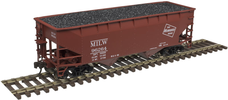 Milwaukee Road 2-bay offset side hopper #96310