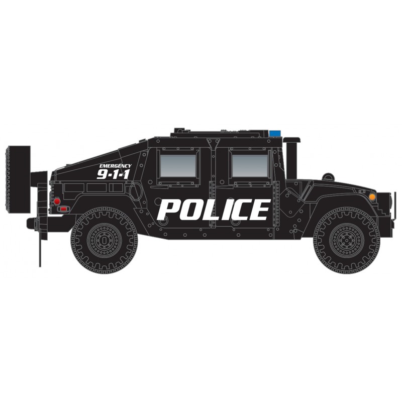Police Humvee® Vehicle 2-Pack