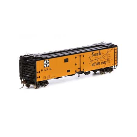 Santa Fe-The Scout 50' Ice Bunker Reefer Painted, Unnumbered