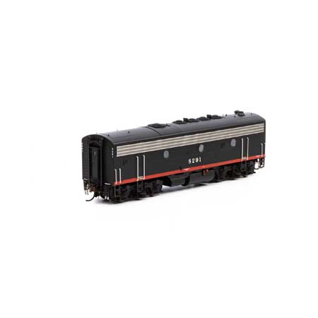 Southern Pacific F7B Passenger #8291 (Black Widow) With Tsunami2