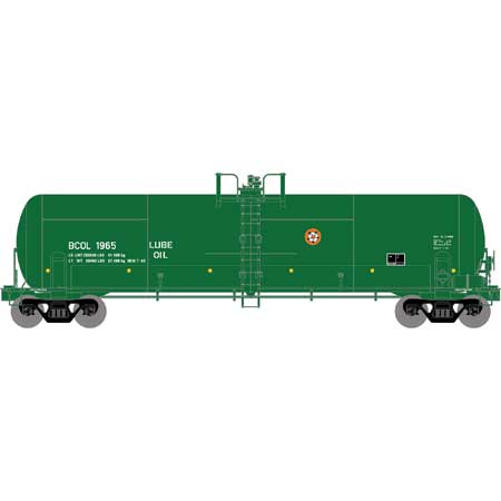 British Columbia Rail RTC 20K Acid Tank Car #1965