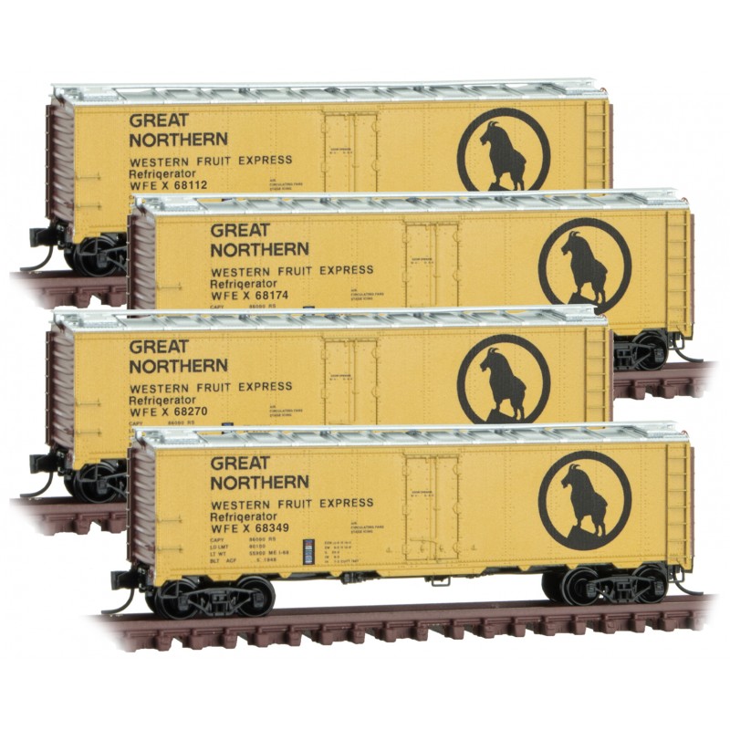 Great Northern Western Fruit Express Four Car Runner Pack