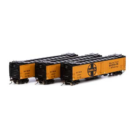Santa Fe-Large Logo 50' Ice Bunker Reefer 3-Pack