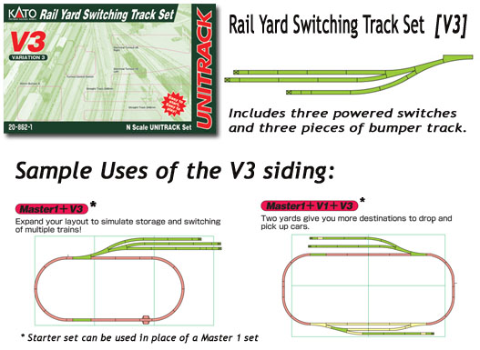 Rail Yard Switching Track Set Variation 3