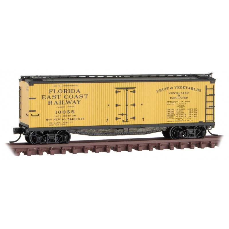 Florida East Coast 40' Double-Sheathed Wood Reefer #10055