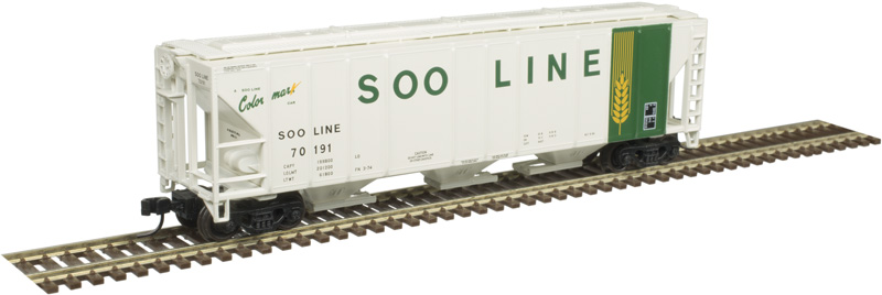 Soo Line Pullman Standard 4427 Covered Hopper #70195