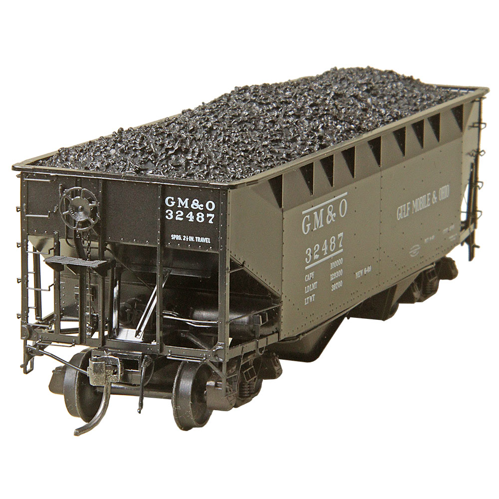 GM&O 50-Ton AAR Standard, 2-Bay Offset Open Hopper #32487