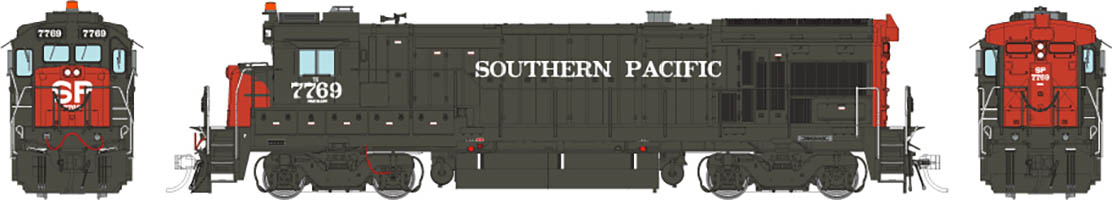 Southern Pacific (roman lettering late) GE B36-7 #7759 w/ DCC & sound