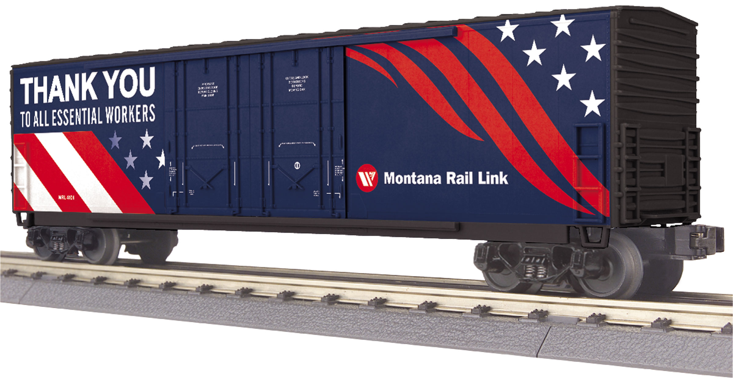 Montana Rail Link (Essential Workers) 50' double plug door boxcar