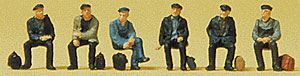 Seated Industrial Workers