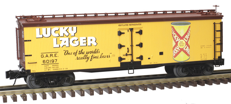 Lucky Lager 40' wood reefer #60202