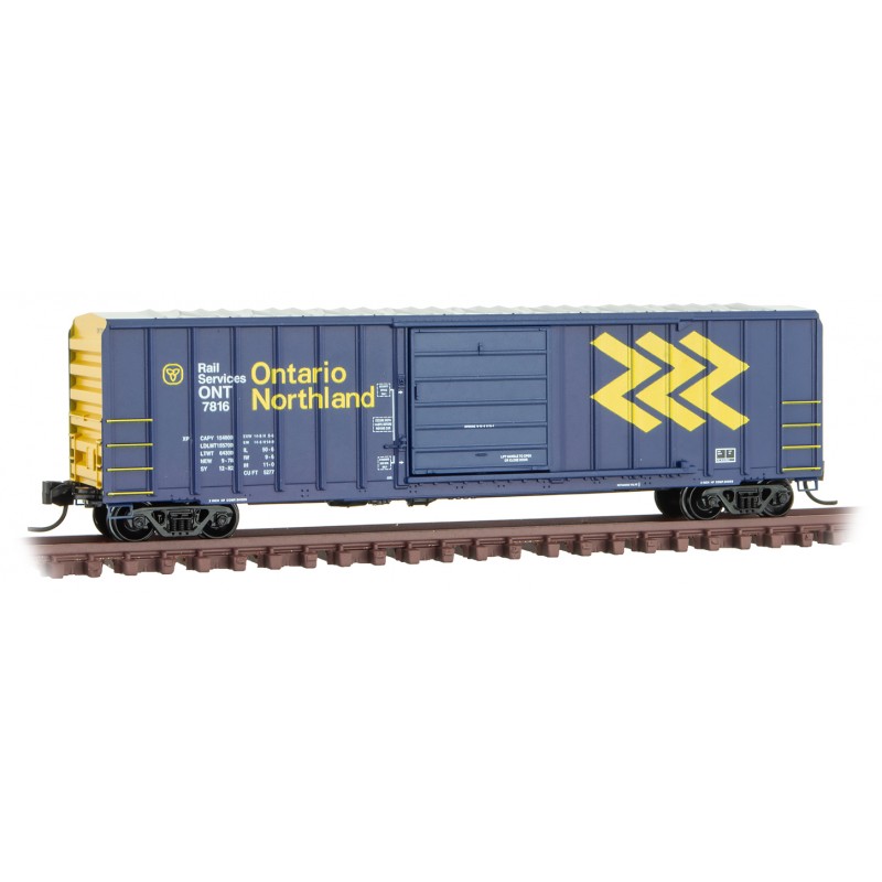 Ontario Northland 50' rib side single door boxcar #7816