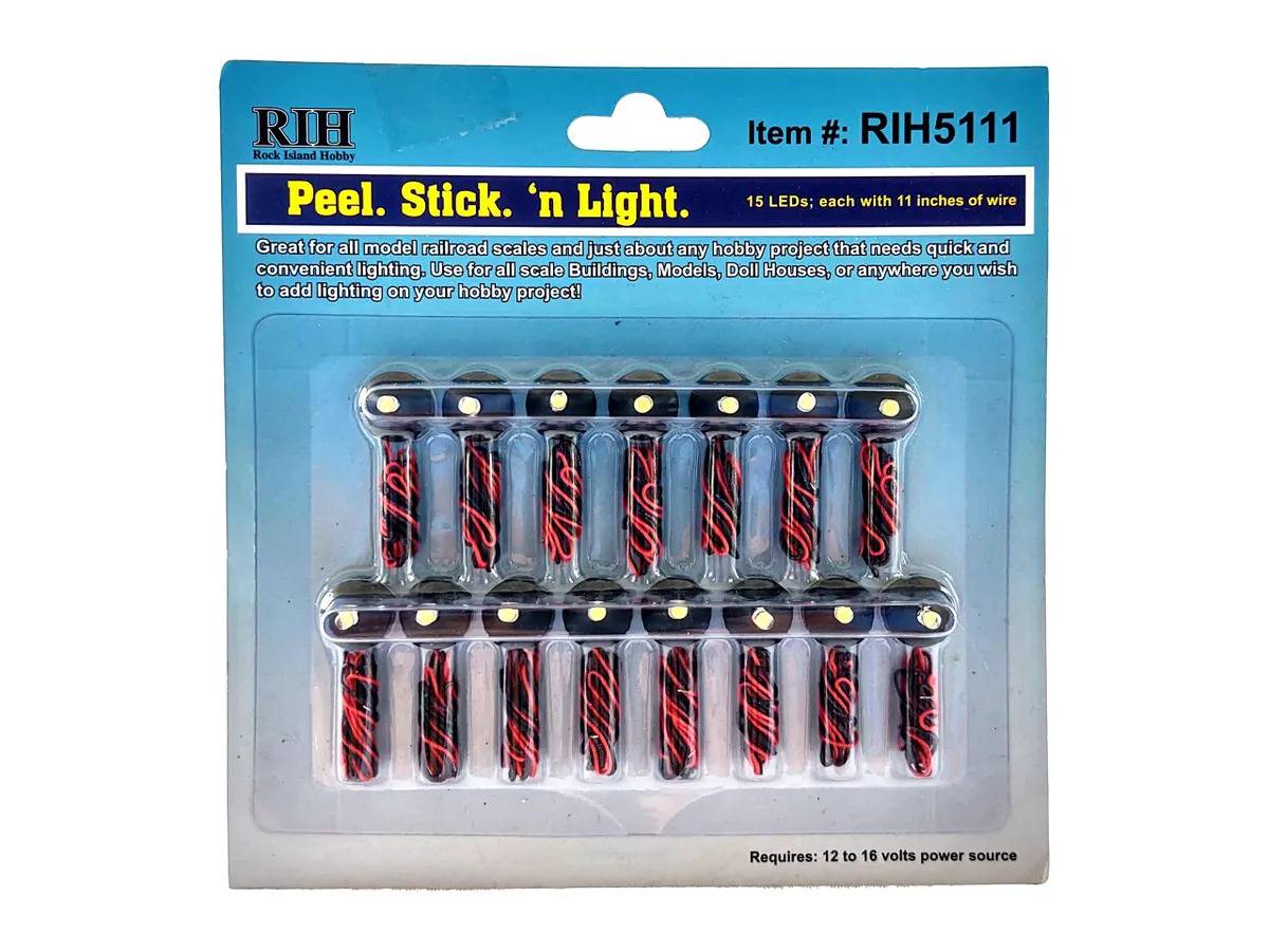 Peel Stick 'n Light 15-pack LEDs