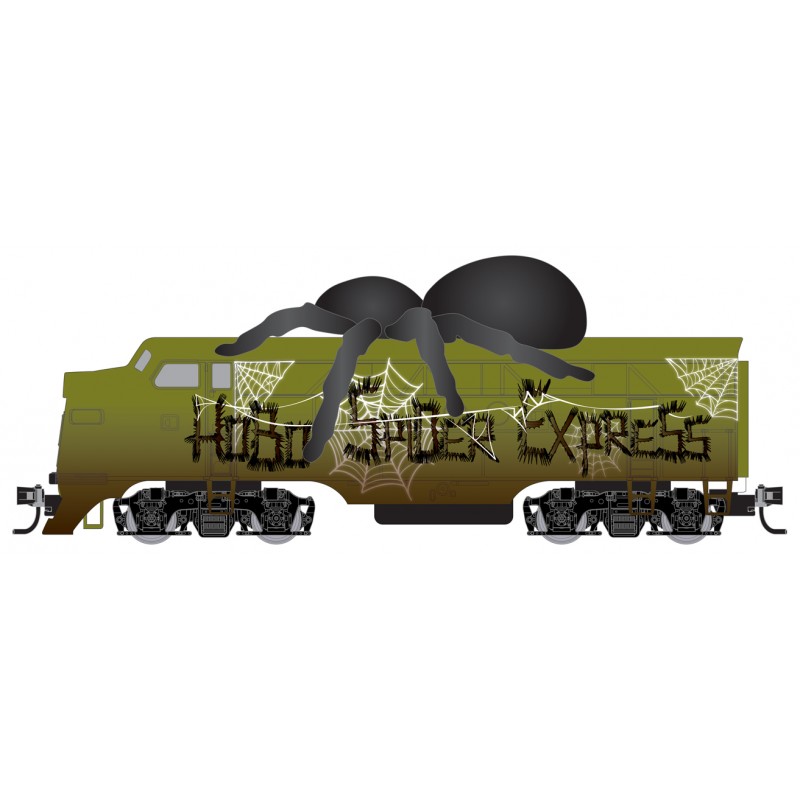 Hobo Spider Express Halloween Train Set