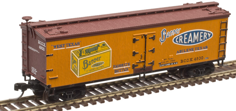 Banner Creamery 40' wood reefer #4900
