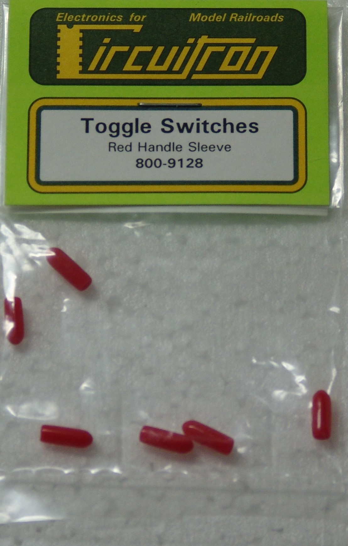 Red Handle Sleeve for Toggle Switches 6-Pack