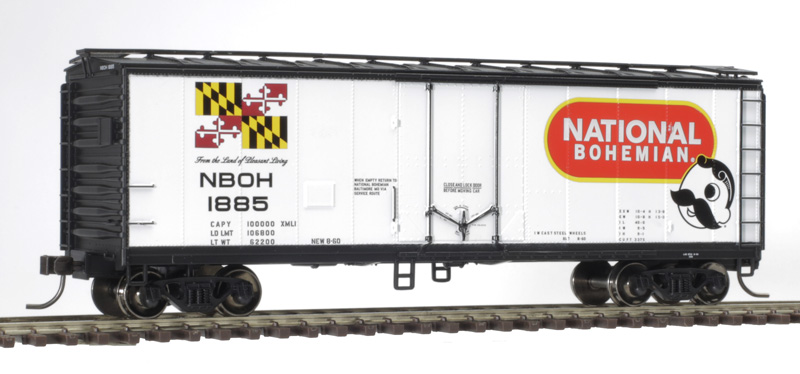 National Bohemian 40' plug door boxcar #1885