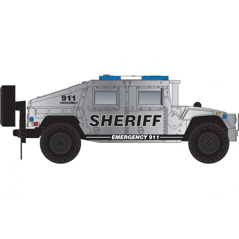 Sheriff Humvee® Vehicle 2-Pack