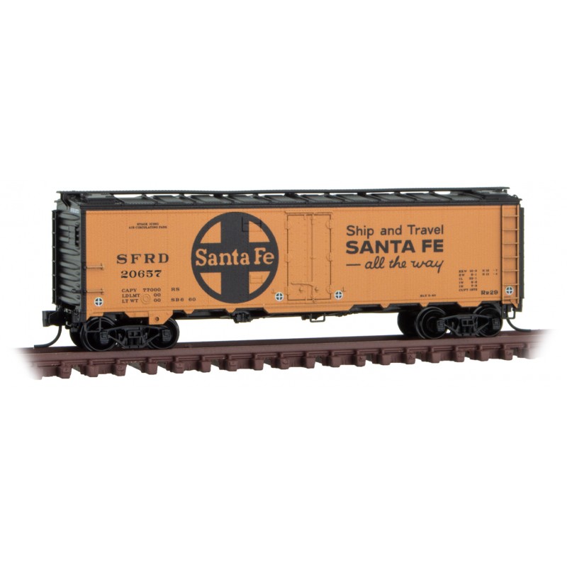 Atchison, Topeka & Santa Fe Four Car Runner Pack #183