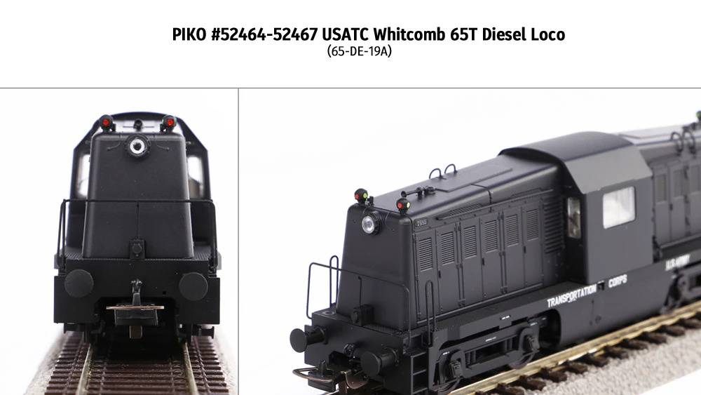 US Army Transportation Corps Whitcomb 65 ton diesel #7981 with sound
