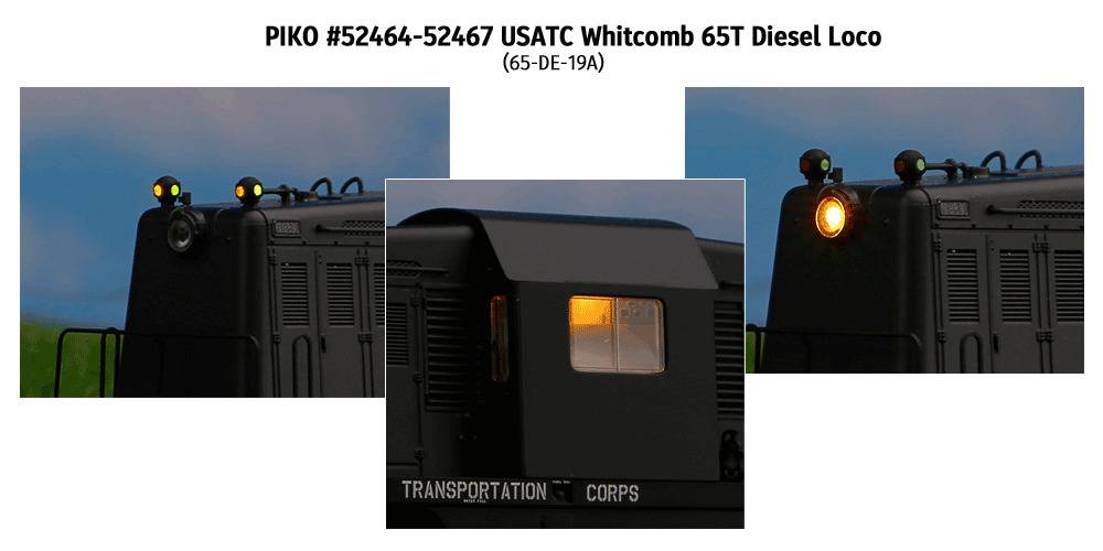 US Army Transportation Corps Whitcomb 65 ton diesel #7981 with sound