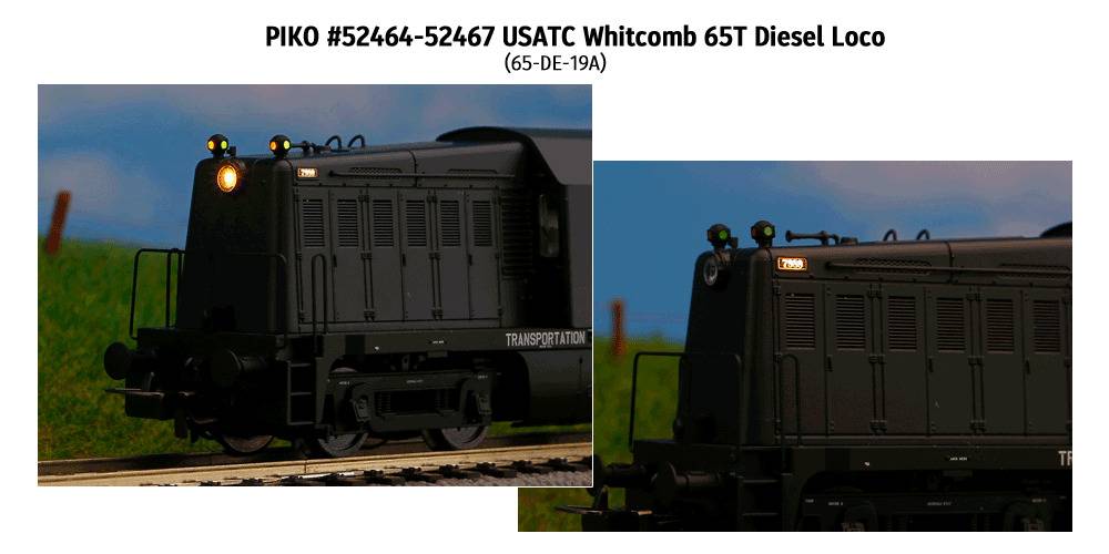 US Army Transportation Corps Whitcomb 65 ton diesel #7981 with sound