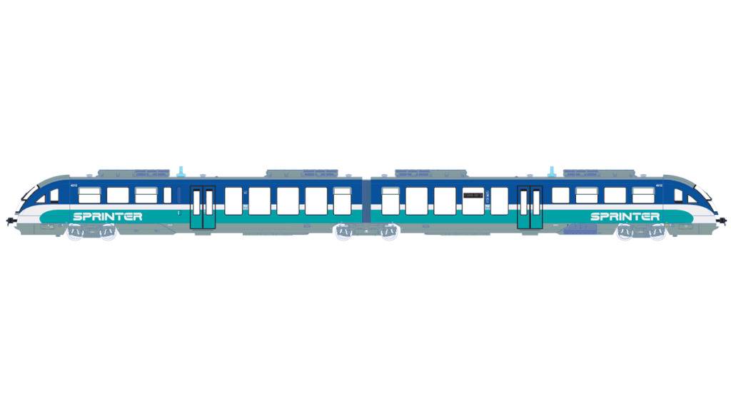NCTD Sprinter diesel #4012 with DCC & sound