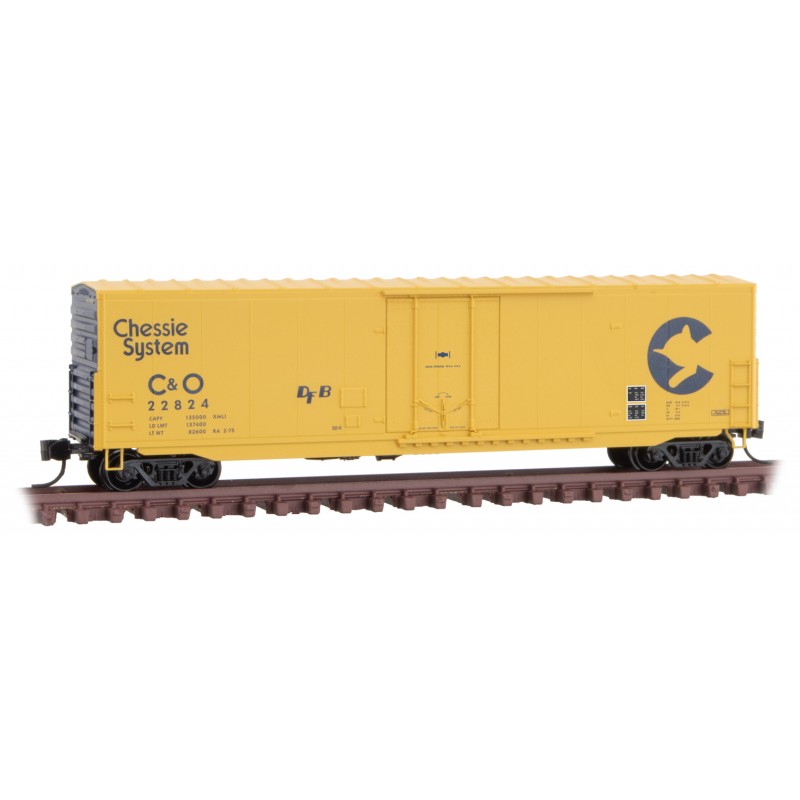 Chesapeake & Ohio 50' Standard Box Car, 8' Plug Door #22824