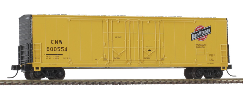 Chicago & North Western 53' Evans double plug door boxcar #600523