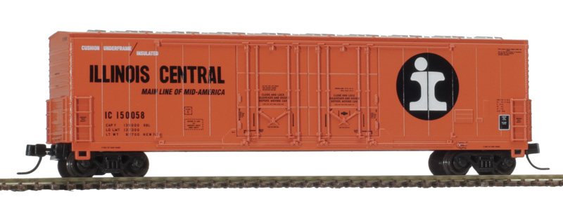 Illinois Central 53' Evans double plug door boxcar #150058
