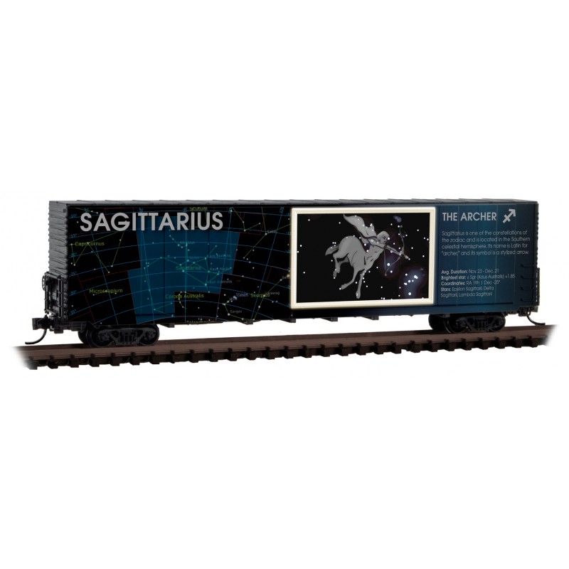 Sagittarius 60' Box Car Excess Height Modified Sides