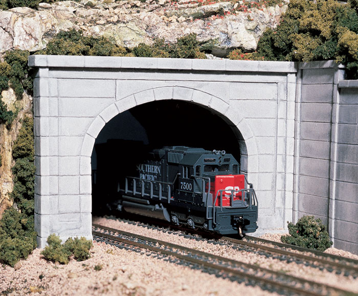 Concrete Double Track Tunnel Portal 2-Pieces