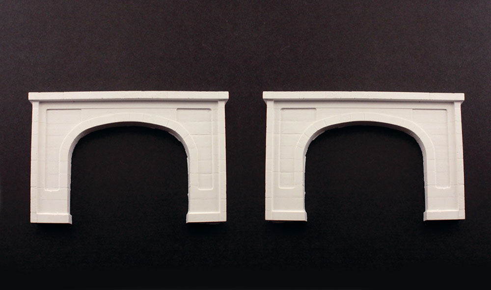 Concrete Double Track Tunnel Portal 2-Pieces